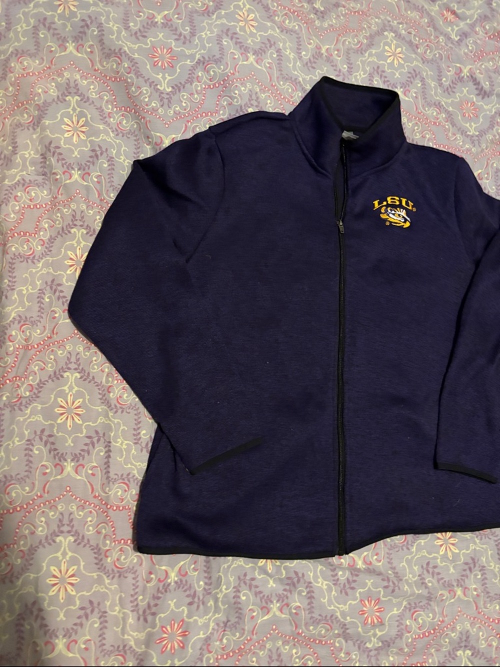 LSU Purple Full-Zip Jacket - Picture 2 of 10